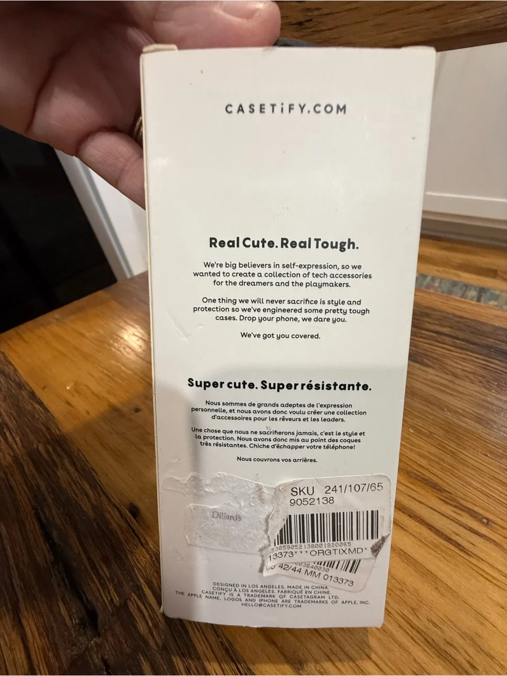 Casetify saffiano leather